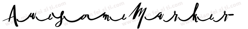 Awesome Marker字体转换